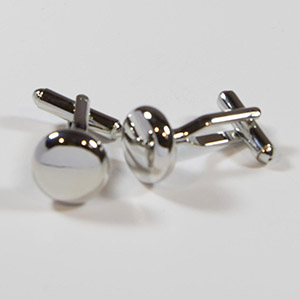 Gemelli Cufflinks Bottone Piccolo  100% Ottone